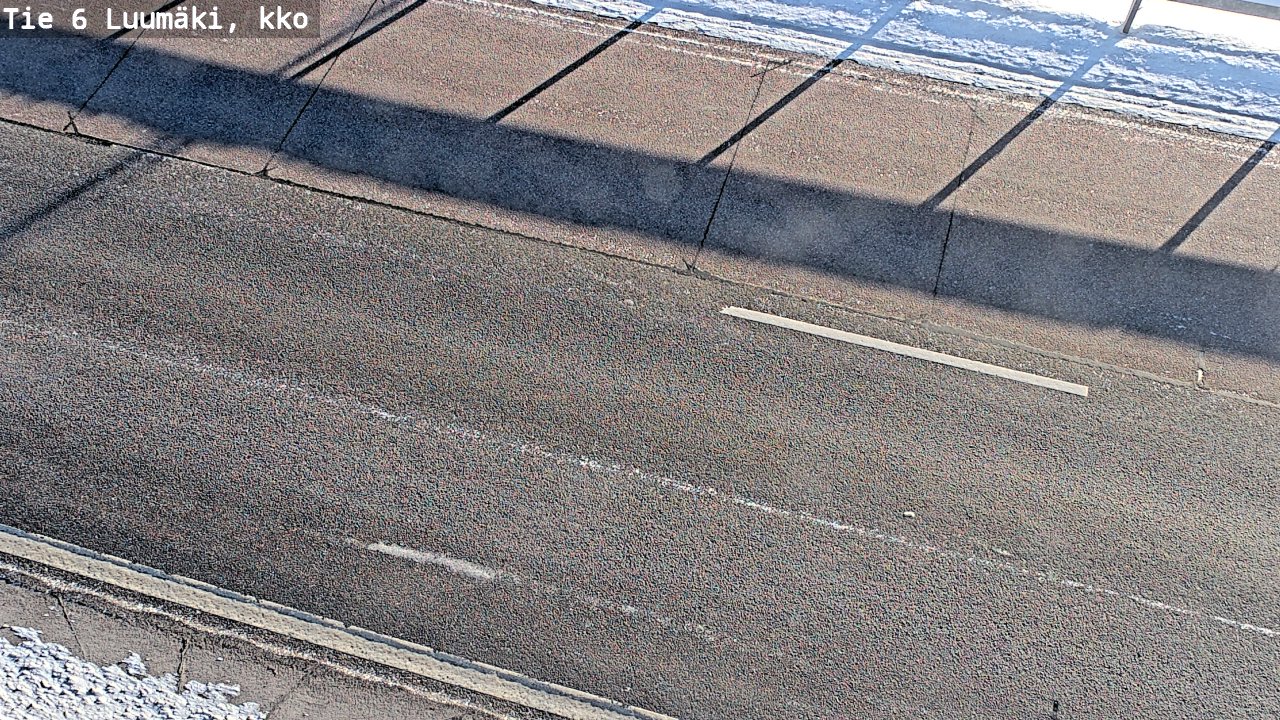 Weather Camera Image Road 6 Luumäki, kirkko, Luumäki, Etelä-Karjala