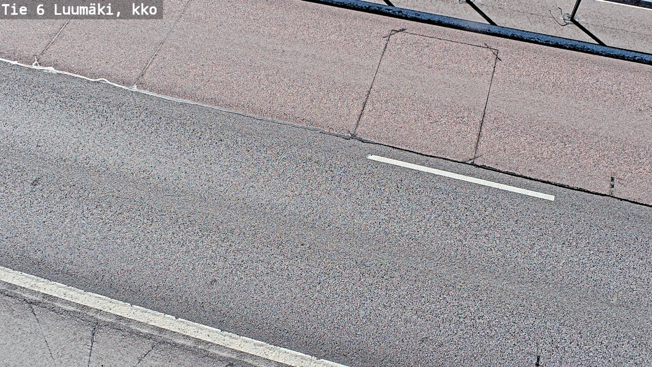 Weather Camera Image Road 6 Luumäki, kirkko, Luumäki, Etelä-Karjala