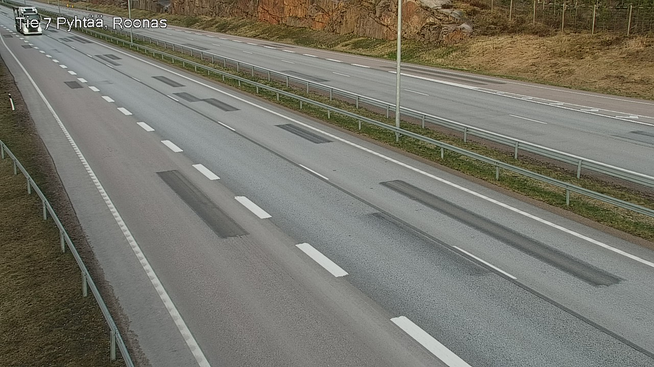 Weather Camera Image Väg 7 Pyttis, Rånäs, Pyhtää, Kymenlaakso