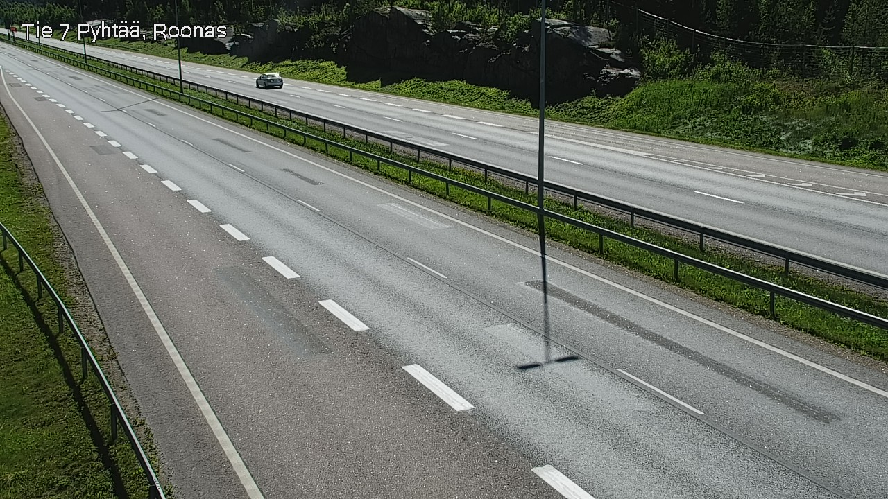 Weather Camera Image Väg 7 Pyttis, Rånäs, Pyhtää, Kymenlaakso