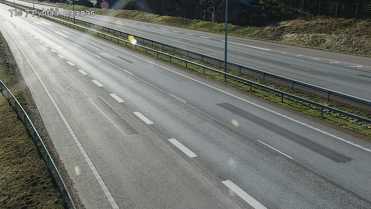 Weather Camera Image Väg 7 Pyttis, Rånäs, Pyhtää, Kymenlaakso