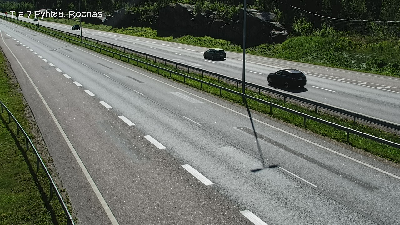 Weather Camera Image Väg 7 Pyttis, Rånäs, Pyhtää, Kymenlaakso