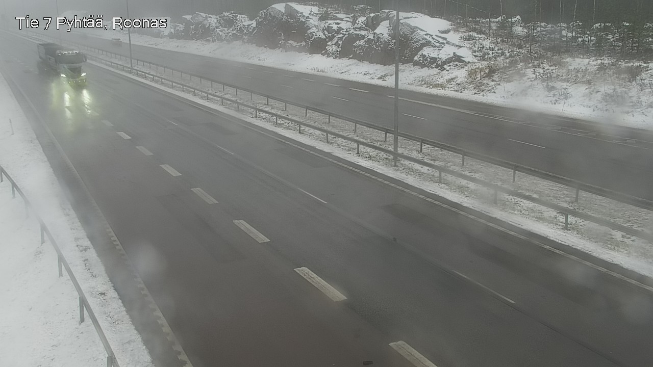 Weather Camera Image Väg 7 Pyttis, Rånäs, Pyhtää, Kymenlaakso