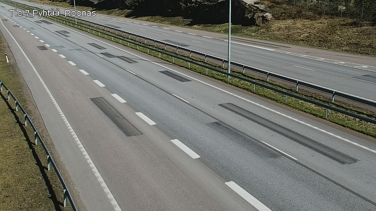 Weather Camera Image Väg 7 Pyttis, Rånäs, Pyhtää, Kymenlaakso