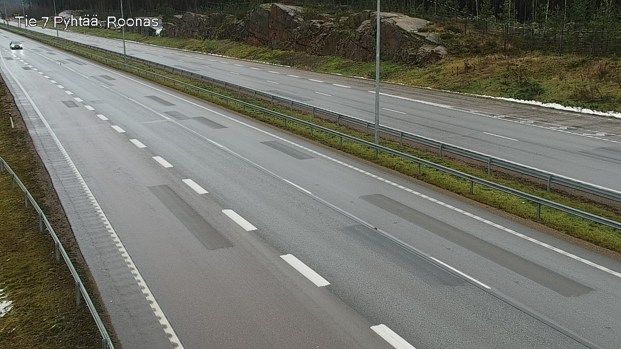 Weather Camera Image Väg 7 Pyttis, Rånäs, Pyhtää, Kymenlaakso