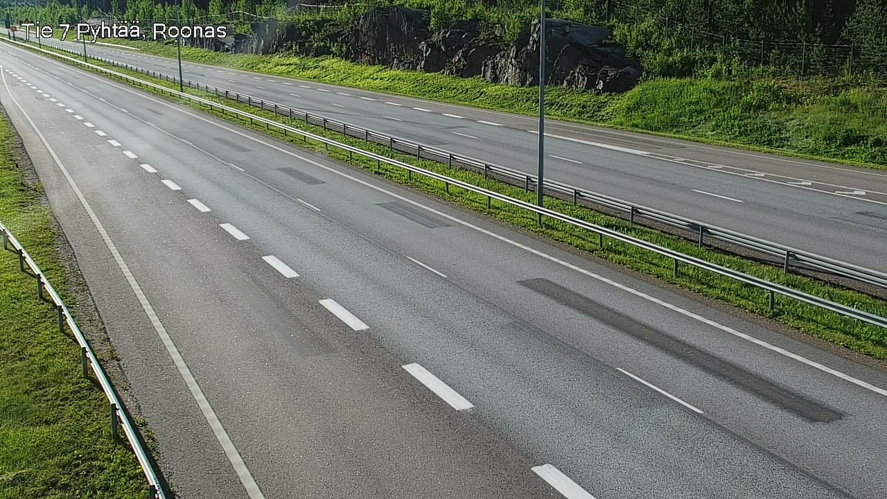 Weather Camera Image Väg 7 Pyttis, Rånäs, Pyhtää, Kymenlaakso