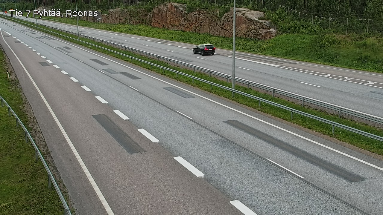 Weather Camera Image Väg 7 Pyttis, Rånäs, Pyhtää, Kymenlaakso