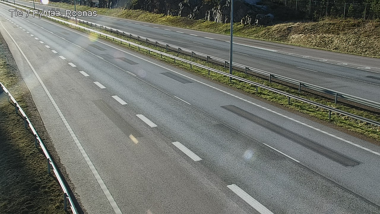 Weather Camera Image Väg 7 Pyttis, Rånäs, Pyhtää, Kymenlaakso