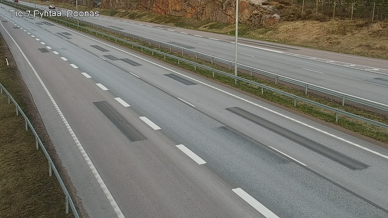 Weather Camera Image Väg 7 Pyttis, Rånäs, Pyhtää, Kymenlaakso