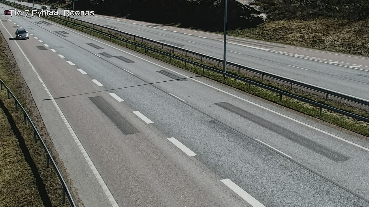 Weather Camera Image Väg 7 Pyttis, Rånäs, Pyhtää, Kymenlaakso