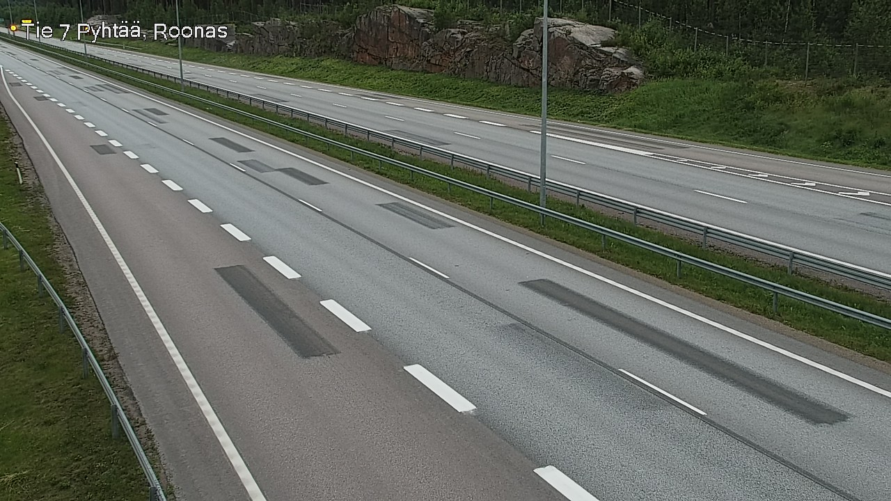 Weather Camera Image Väg 7 Pyttis, Rånäs, Pyhtää, Kymenlaakso