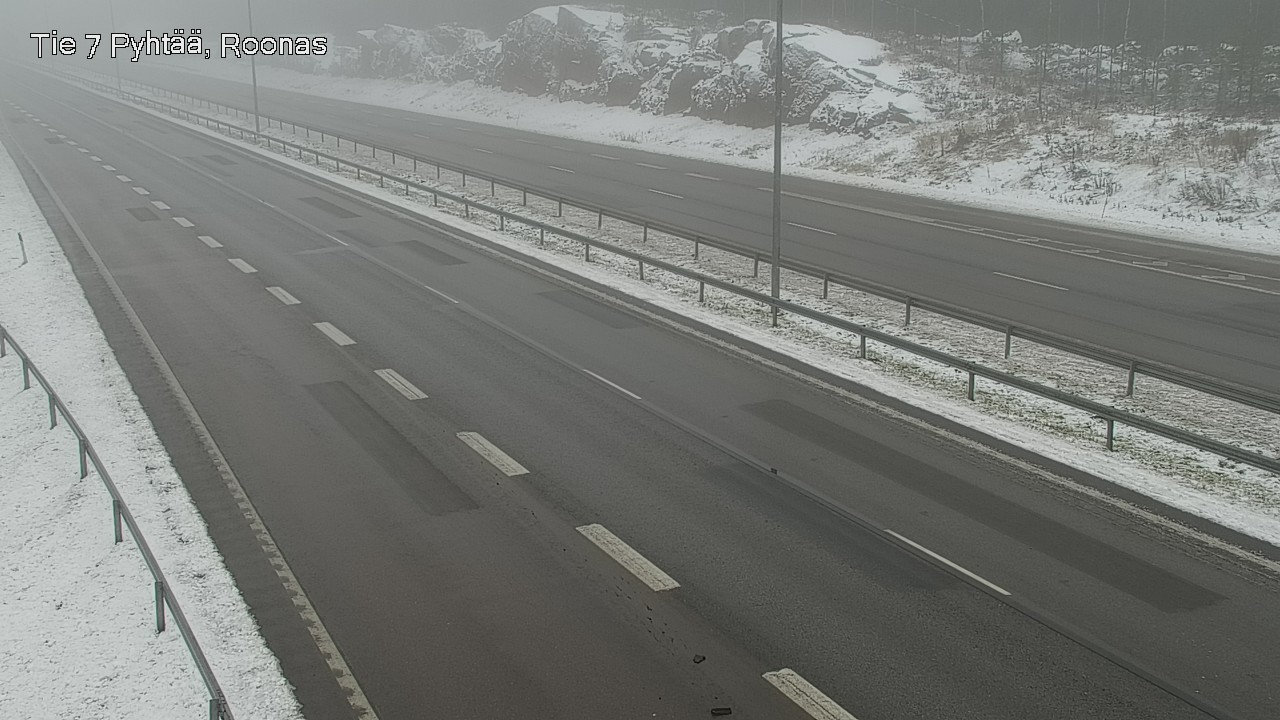 Weather Camera Image Väg 7 Pyttis, Rånäs, Pyhtää, Kymenlaakso