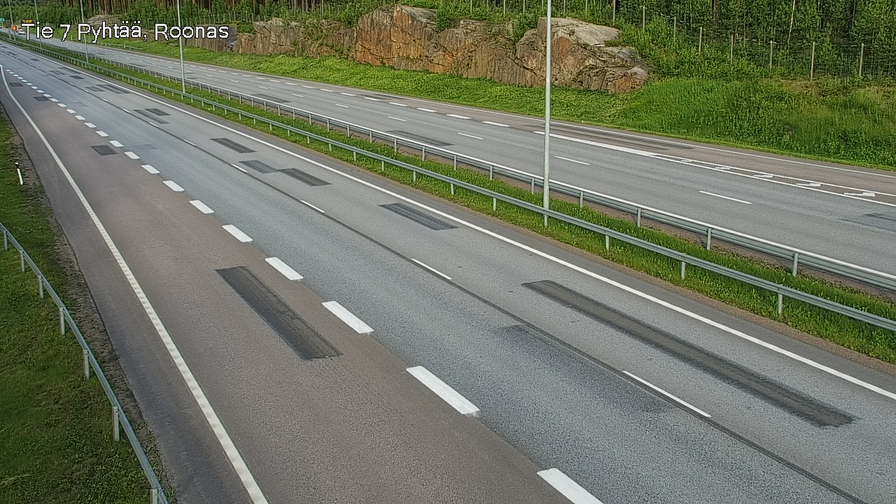 Weather Camera Image Väg 7 Pyttis, Rånäs, Pyhtää, Kymenlaakso