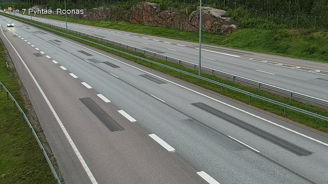 Weather Camera Image Väg 7 Pyttis, Rånäs, Pyhtää, Kymenlaakso