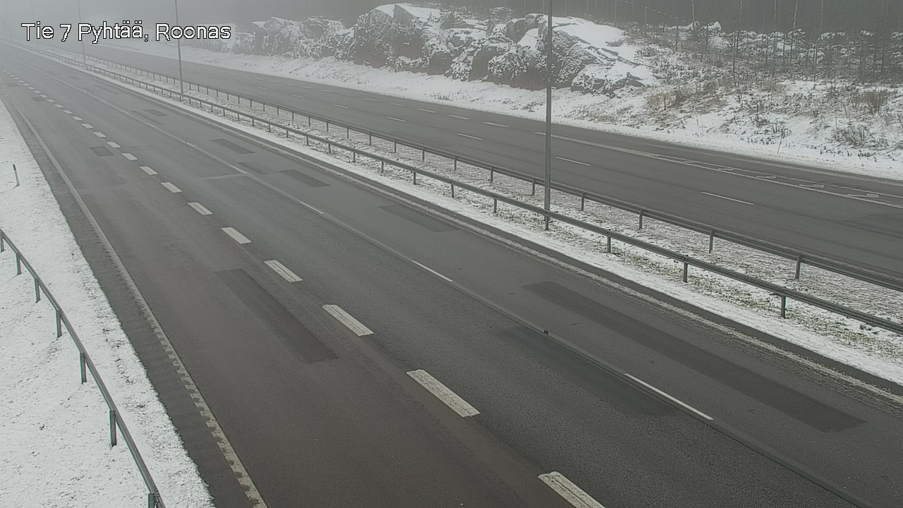 Weather Camera Image Väg 7 Pyttis, Rånäs, Pyhtää, Kymenlaakso