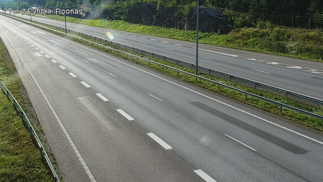 Weather Camera Image Road 7 Pyhtää, Roonas, Pyhtää, Kymenlaakso