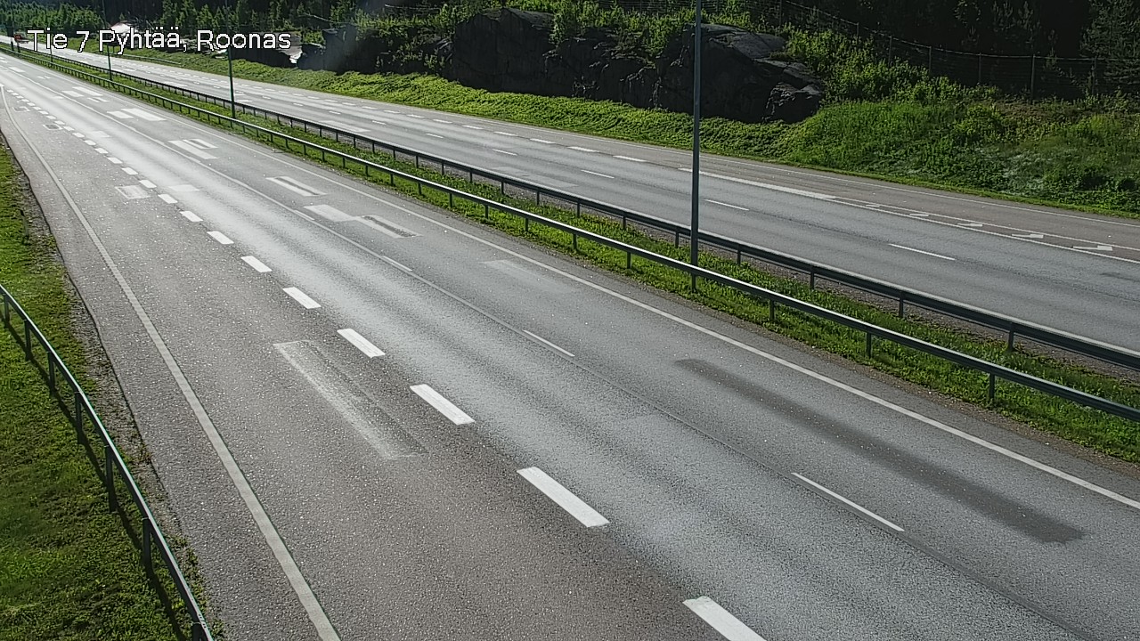 Weather Camera Image Väg 7 Pyttis, Rånäs, Pyhtää, Kymenlaakso