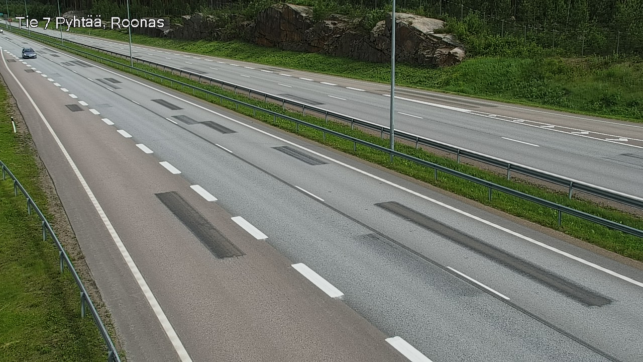 Weather Camera Image Väg 7 Pyttis, Rånäs, Pyhtää, Kymenlaakso