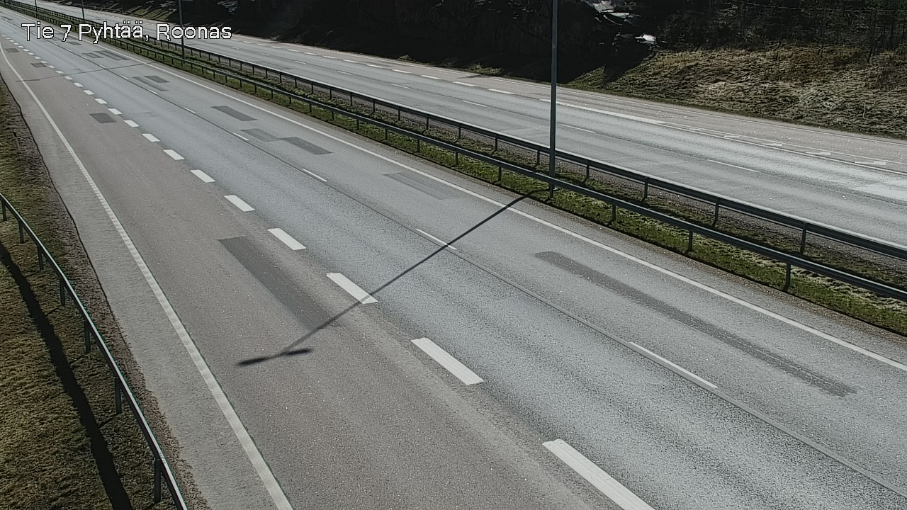 Weather Camera Image Väg 7 Pyttis, Rånäs, Pyhtää, Kymenlaakso