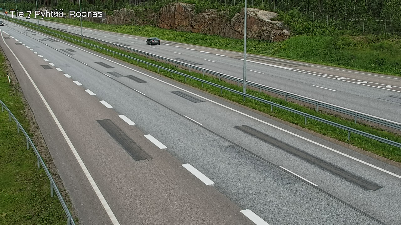Weather Camera Image Väg 7 Pyttis, Rånäs, Pyhtää, Kymenlaakso