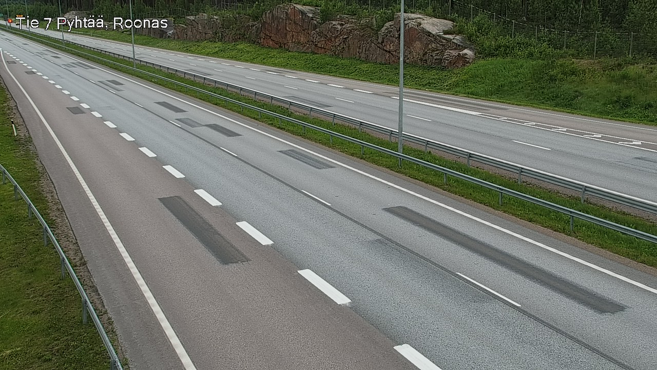 Weather Camera Image Väg 7 Pyttis, Rånäs, Pyhtää, Kymenlaakso