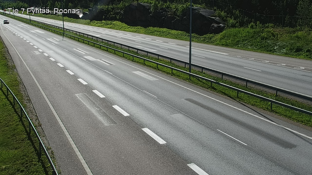 Weather Camera Image Väg 7 Pyttis, Rånäs, Pyhtää, Kymenlaakso