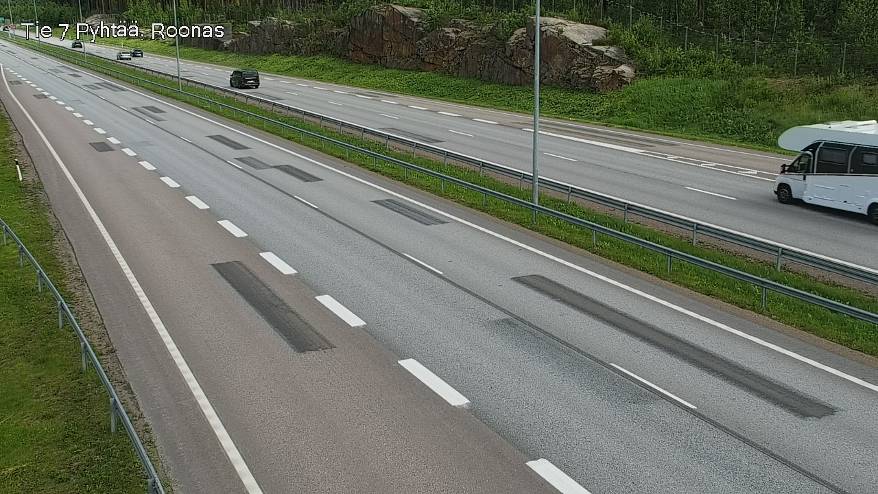 Weather Camera Image Väg 7 Pyttis, Rånäs, Pyhtää, Kymenlaakso