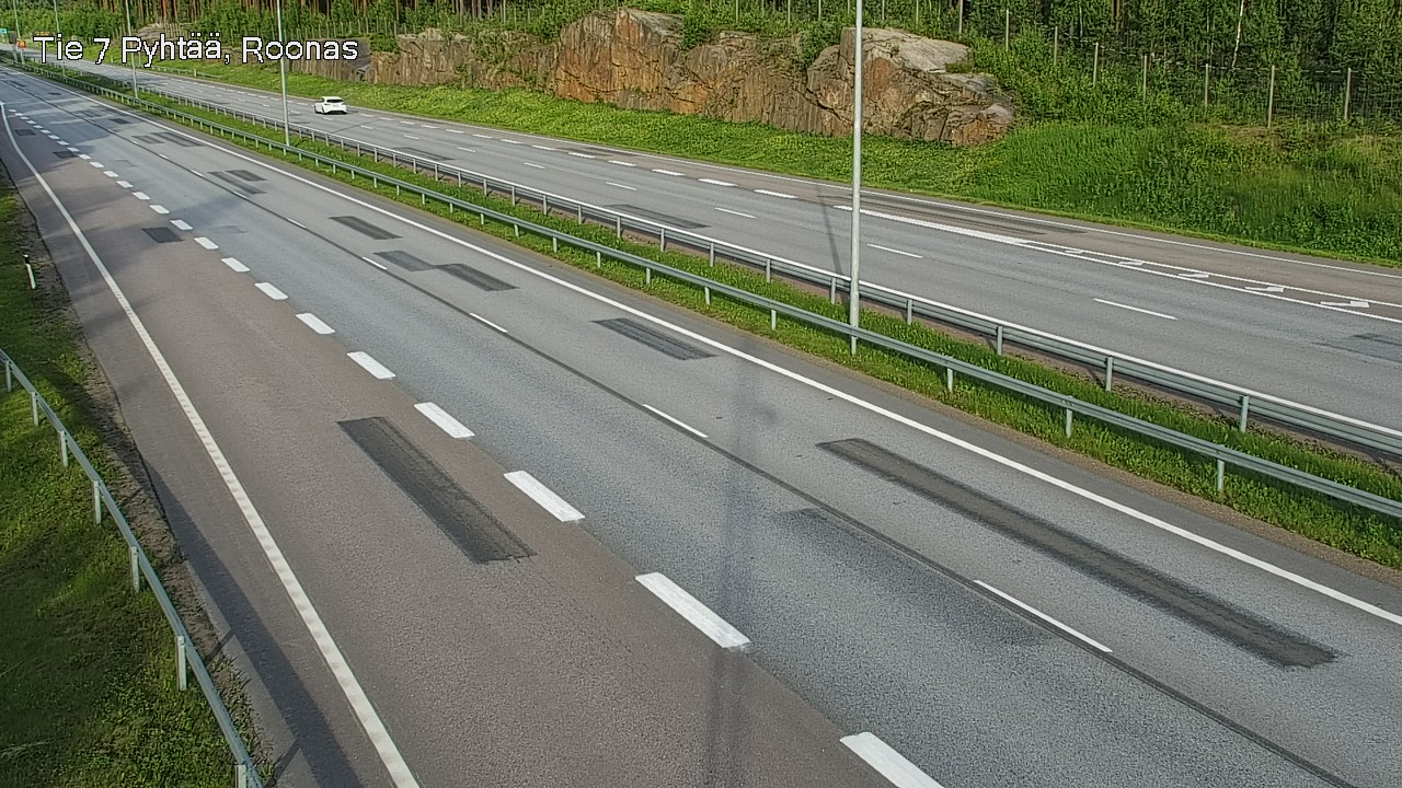Weather Camera Image Väg 7 Pyttis, Rånäs, Pyhtää, Kymenlaakso