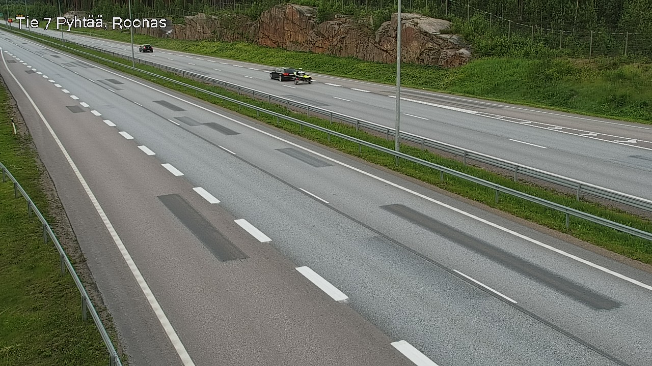 Weather Camera Image Väg 7 Pyttis, Rånäs, Pyhtää, Kymenlaakso