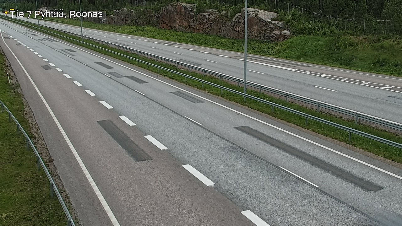 Weather Camera Image Väg 7 Pyttis, Rånäs, Pyhtää, Kymenlaakso