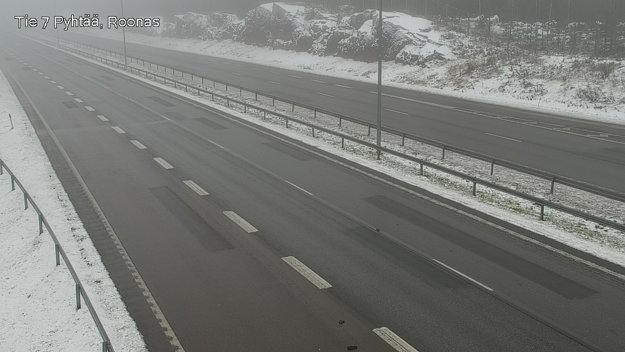 Weather Camera Image Väg 7 Pyttis, Rånäs, Pyhtää, Kymenlaakso