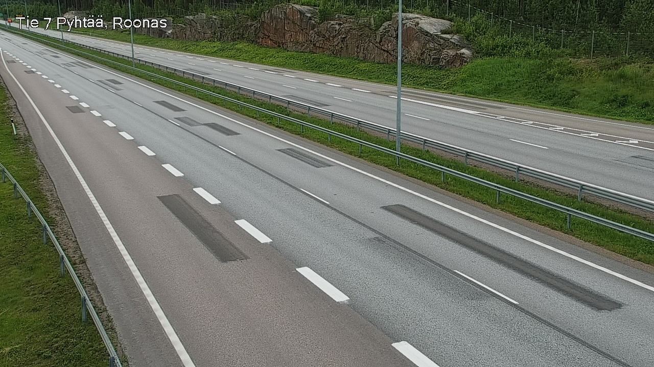 Weather Camera Image Väg 7 Pyttis, Rånäs, Pyhtää, Kymenlaakso