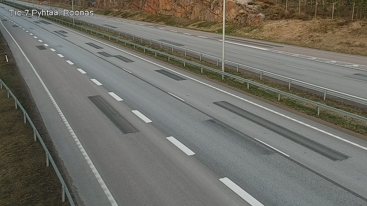 Weather Camera Image Väg 7 Pyttis, Rånäs, Pyhtää, Kymenlaakso