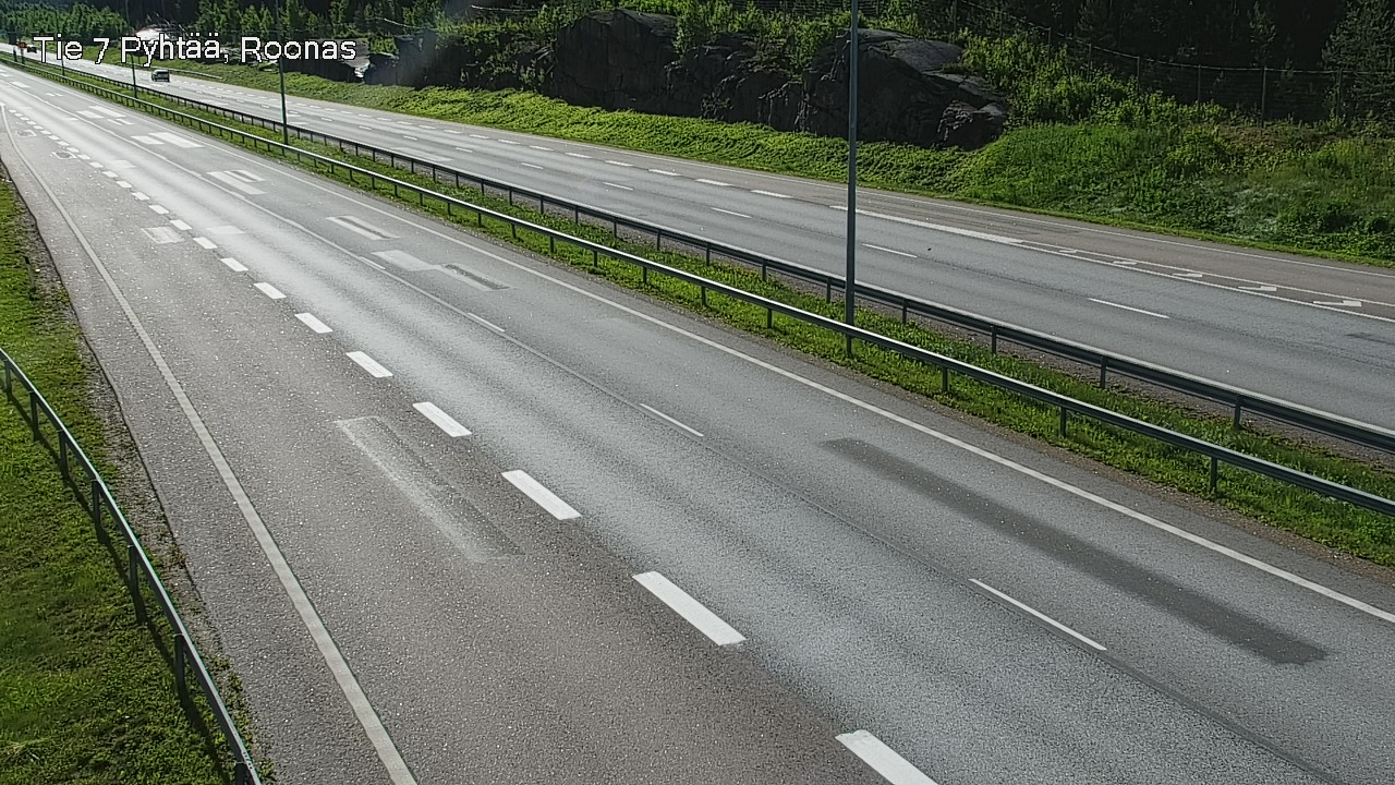 Weather Camera Image Väg 7 Pyttis, Rånäs, Pyhtää, Kymenlaakso