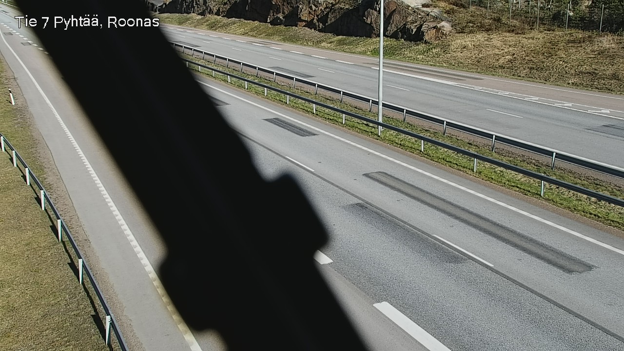 Weather Camera Image Väg 7 Pyttis, Rånäs, Pyhtää, Kymenlaakso