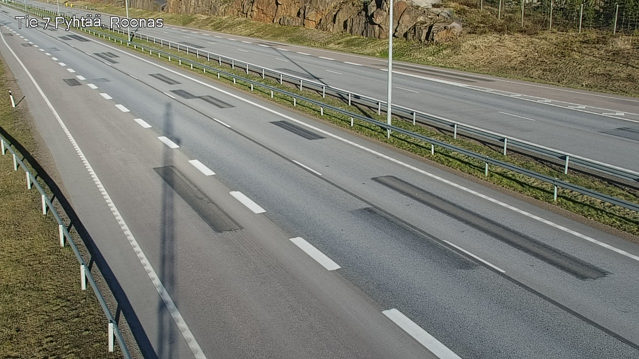 Weather Camera Image Väg 7 Pyttis, Rånäs, Pyhtää, Kymenlaakso