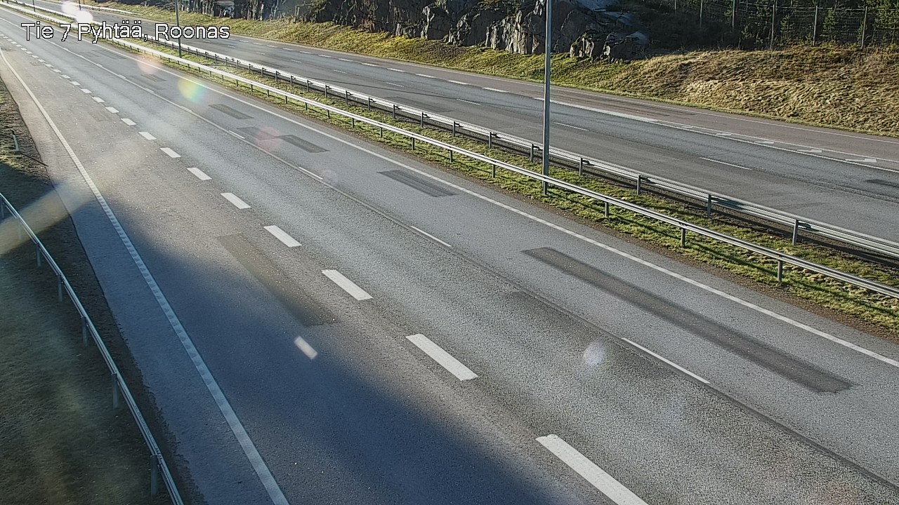 Weather Camera Image Väg 7 Pyttis, Rånäs, Pyhtää, Kymenlaakso