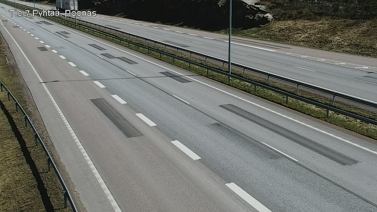 Weather Camera Image Väg 7 Pyttis, Rånäs, Pyhtää, Kymenlaakso