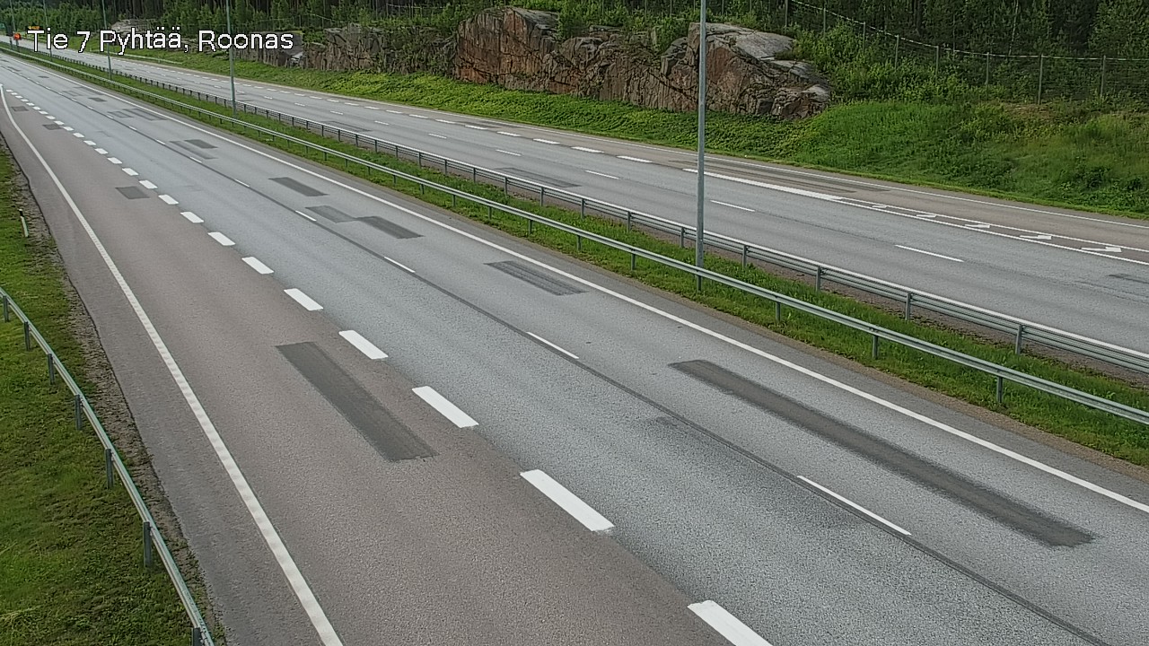 Weather Camera Image Väg 7 Pyttis, Rånäs, Pyhtää, Kymenlaakso