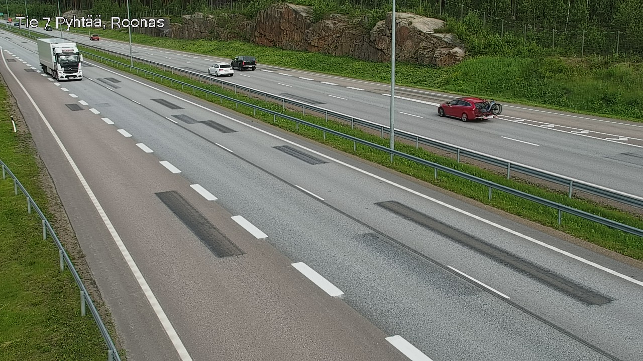 Weather Camera Image Väg 7 Pyttis, Rånäs, Pyhtää, Kymenlaakso