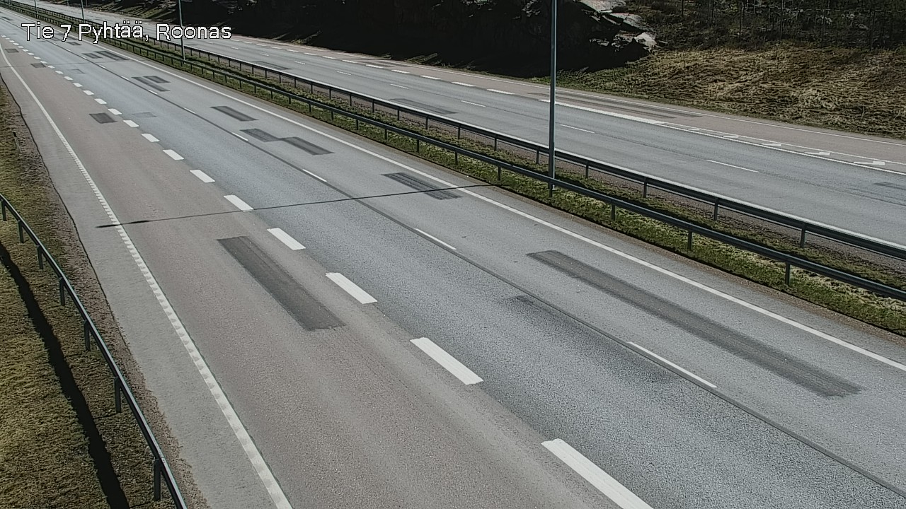 Weather Camera Image Väg 7 Pyttis, Rånäs, Pyhtää, Kymenlaakso