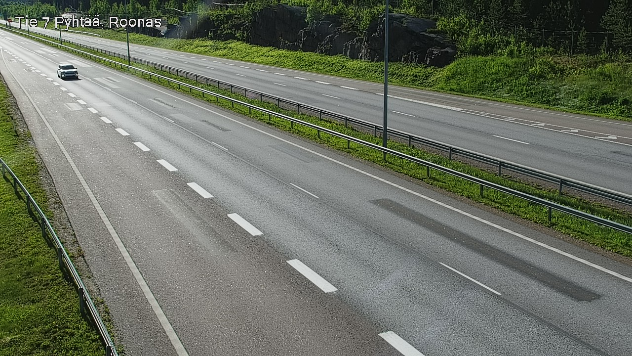 Weather Camera Image Väg 7 Pyttis, Rånäs, Pyhtää, Kymenlaakso