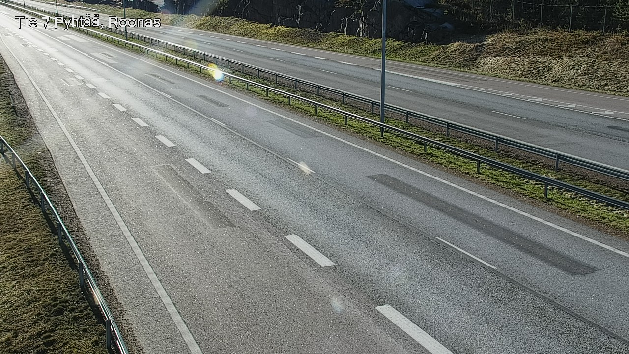 Weather Camera Image Väg 7 Pyttis, Rånäs, Pyhtää, Kymenlaakso
