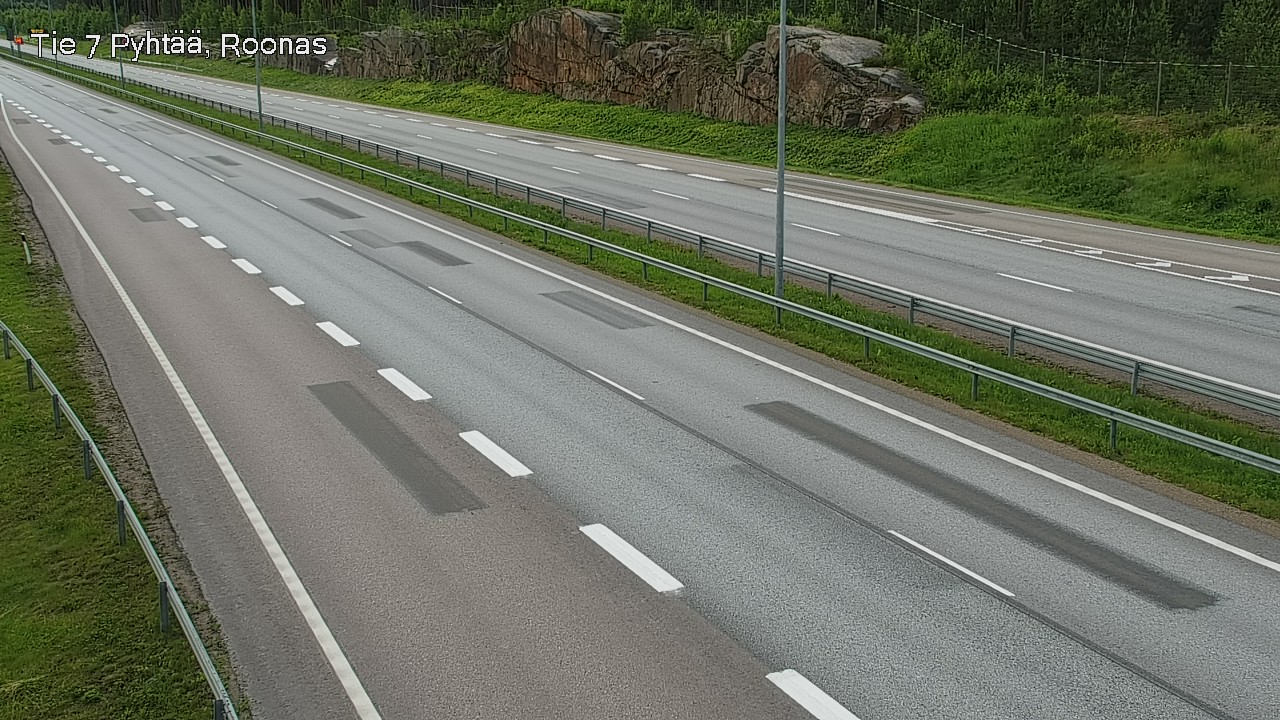 Weather Camera Image Väg 7 Pyttis, Rånäs, Pyhtää, Kymenlaakso