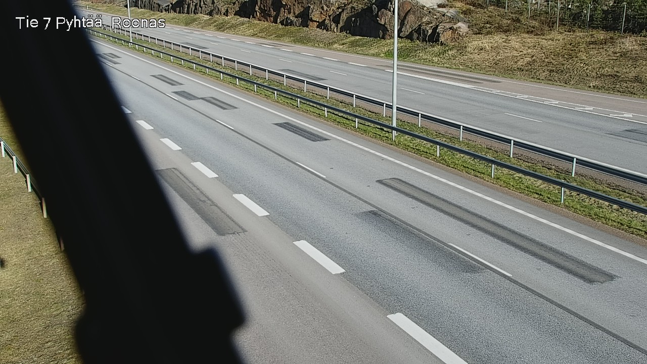 Weather Camera Image Väg 7 Pyttis, Rånäs, Pyhtää, Kymenlaakso