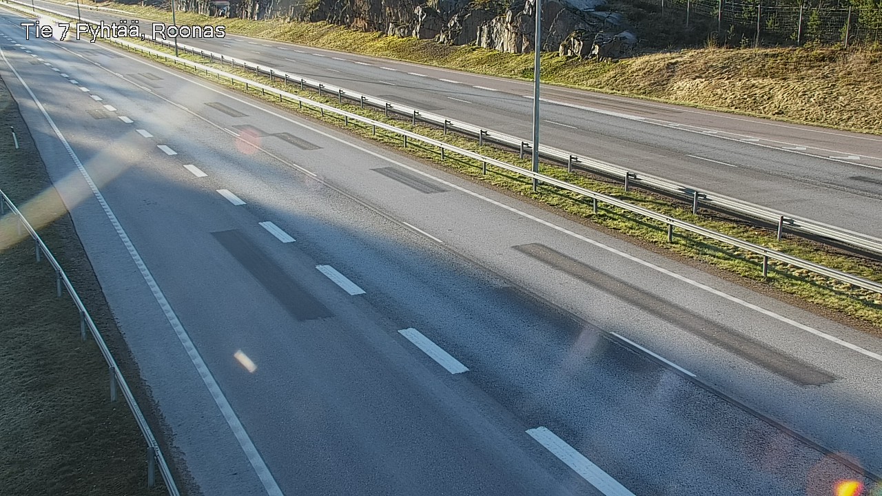 Weather Camera Image Väg 7 Pyttis, Rånäs, Pyhtää, Kymenlaakso