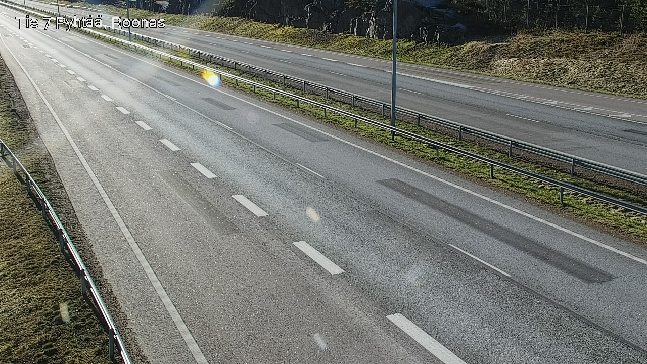 Weather Camera Image Väg 7 Pyttis, Rånäs, Pyhtää, Kymenlaakso