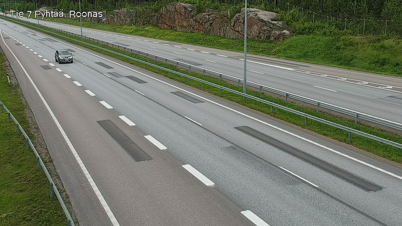 Weather Camera Image Väg 7 Pyttis, Rånäs, Pyhtää, Kymenlaakso