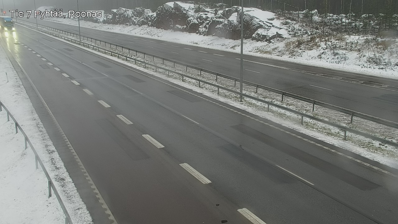 Weather Camera Image Väg 7 Pyttis, Rånäs, Pyhtää, Kymenlaakso