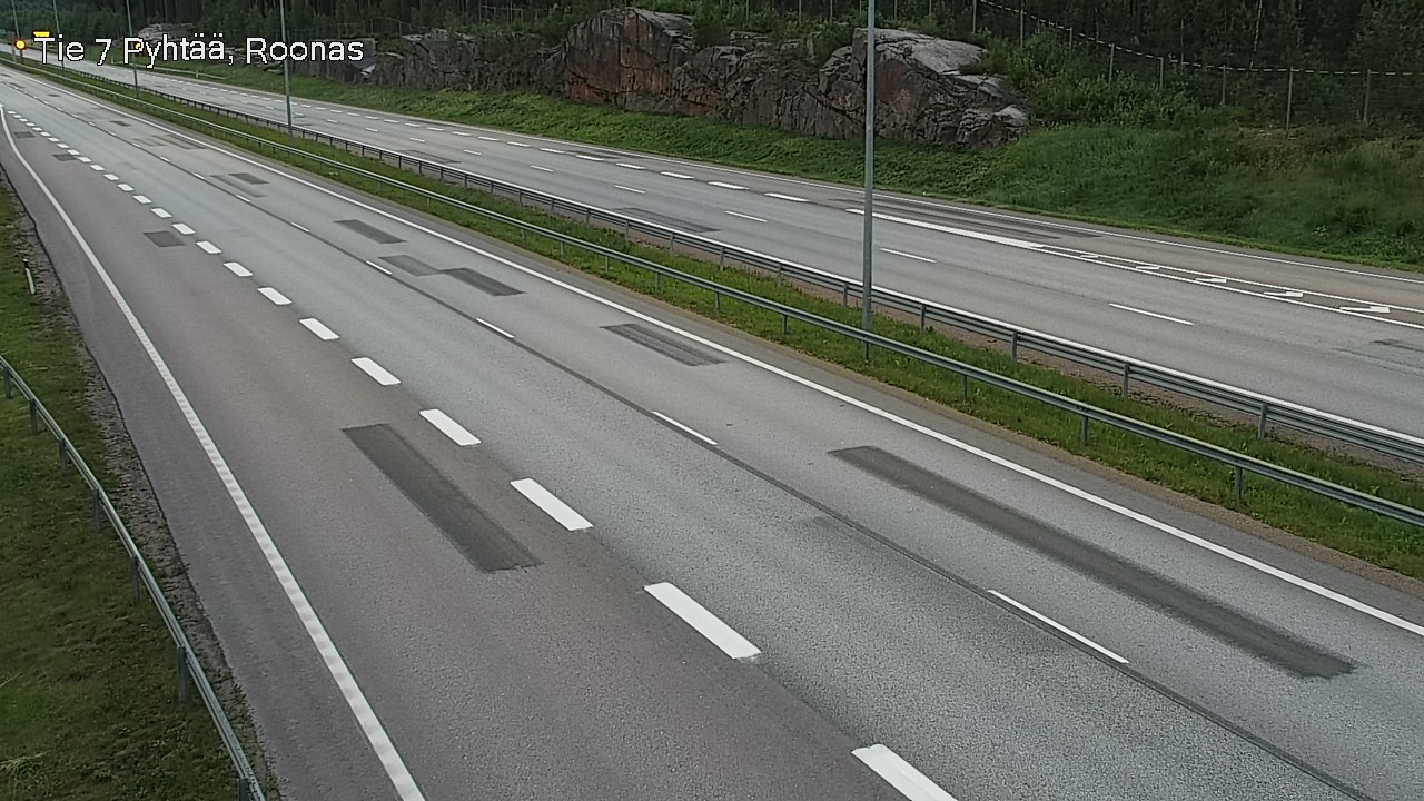 Weather Camera Image Väg 7 Pyttis, Rånäs, Pyhtää, Kymenlaakso